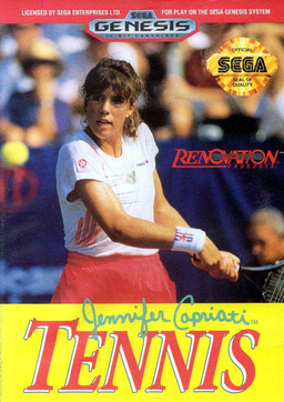 GrandSlam: The Tennis Tournament box art for Sega Mega Drive